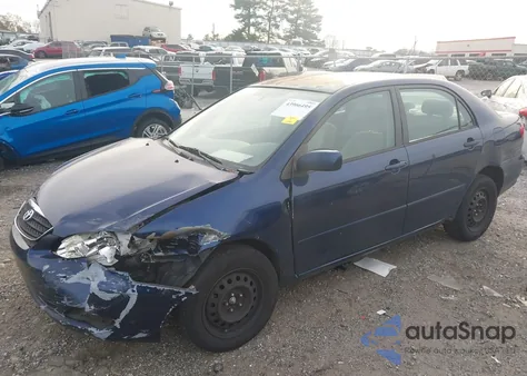 2008 Toyota Corolla Le z USA, uszkodzony, nr VIN 2T1BR32E68C857983